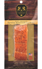 Hot Smoked Honey Roasted Salmon 4 ounce 4oz